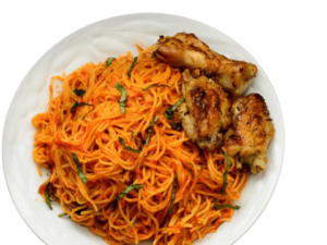Jollof Spaghetti & Chicken